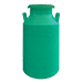 Green color milk can